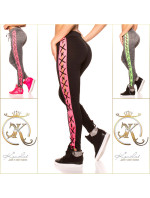 Sexy KouCla workout leggings with lacing