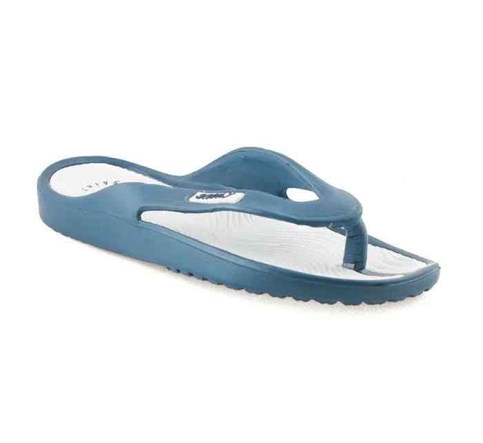 Tmavě modré pohodlné žabky na léto