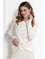 Pyžamo dlouhé rukávy, velikosti model 22269047 - LEVEZA Pyžamo dlouhé rukávy, velikosti model 22269047 - LEVEZA