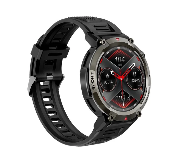 VELTORI VT140-1 Smartwatch Černý silikonový řemínek VELTORI VT140-1 Smartwatch Černý silikonový řemínek