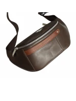 Pánská brašna Aeronautica Militare Waist Bag Brown - AM-393-MORO pánské Pánská brašna Aeronautica Militare Waist Bag Brown - AM-393-MORO pánské