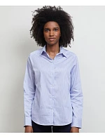Women keprová halenka s dlouhým rukávem blue model 22442360 - NEOBLU