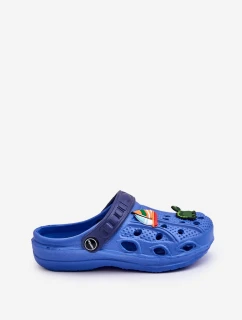Dětské pěnové lehké sandály Crocs Modre model 21623877 - Boto