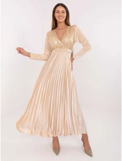 Sukienka IT SK model 21768548 jasny beżowy - FPrice