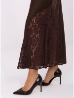 Sukně MI SD G9140.34 tmavě hnědá Sukně MI SD G9140.34 tmavě hnědá