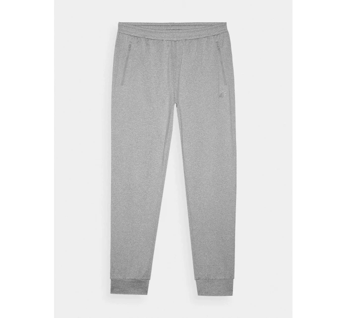 Pánské sportovní rychleschnoucí kalhoty 4F - chladné světle šedé Pánské sportovní rychleschnoucí kalhoty 4F - chladné světle šedé