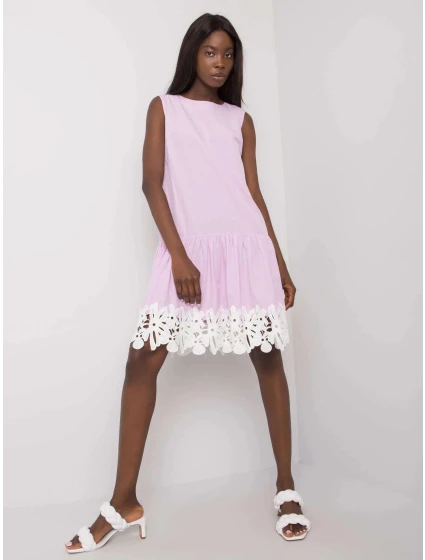 Dámské šaty model 18619349 světle fialová - FPrice