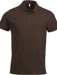 Classic S/S Pánské piqué polo z těžké bavlny dark mocca model 22457076 - Clique