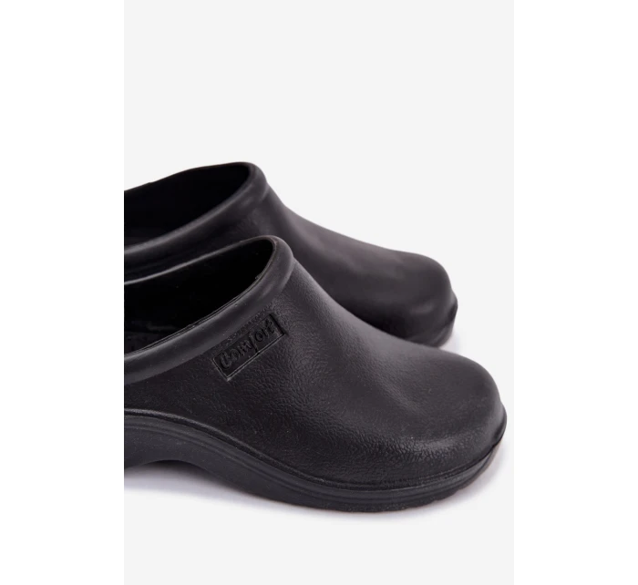 Pánské pěnové pantofle chodaky – černé