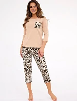 Cornette 602/441 Panther 4 3/4 S-2XL dámské pyžamo