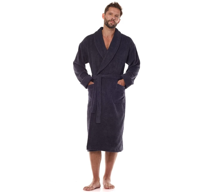Dlouhý pánský župan model 21038598 4XL - L&L Dlouhý pánský župan model 21038598 4XL - L&L
