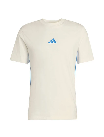 Pánské tričko Essentials 3 Stripes cream model 22342976 pánské - ADIDAS Pánské tričko Essentials 3 Stripes cream model 22342976 pánské - ADIDAS