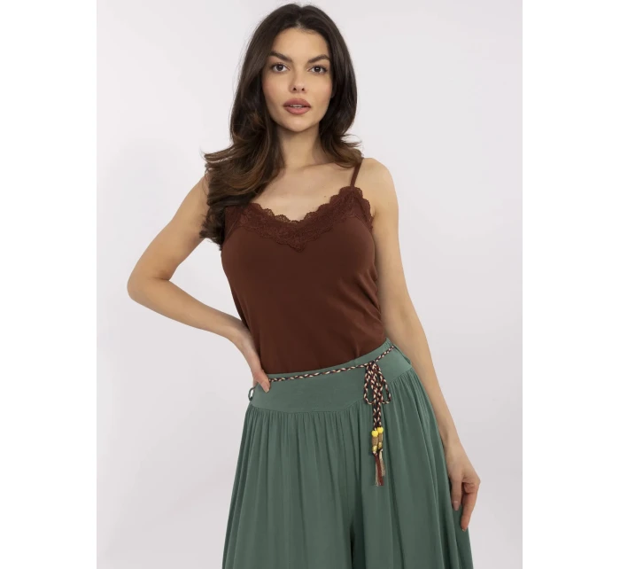 Horní díl model 20969231 tmavě hnědý - FPrice Horní díl model 20969231 tmavě hnědý - FPrice