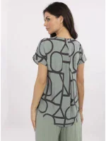 Halenka D73771M11171D khaki barva Halenka D73771M11171D khaki barva