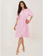 Sukienka MI SK model 22109817 różowy - FPrice Sukienka MI SK model 22109817 różowy - FPrice