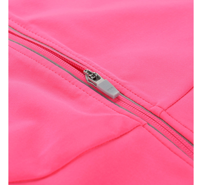 Dámská softshellová bunda s membránou ALPINE PRO MULTA neon knockout pink