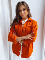 Dámská košilová bunda CALIFORNICATION oranžová Dstreet TY3523