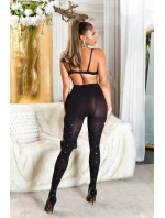 Dámské sexy punčocháče s puntíky SH8013 černé - Collant Dámské sexy punčocháče s puntíky SH8013 černé - Collant