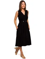 Dámské šaty model 20182848 černé - STYLOVE Dámské šaty model 20182848 černé - STYLOVE