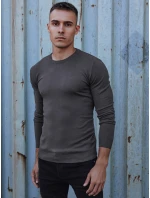 Pánský klasický svetr tmavě šedý Dstreet model 21980564 - FashionStreet