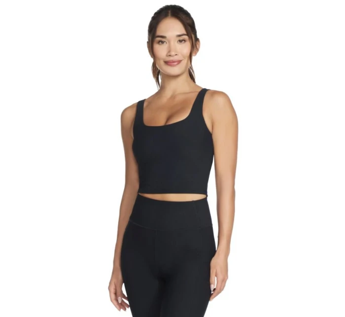Podprsenka Skechers Go Flex Rib Longline Bra BR1-BLK Black L Podprsenka Skechers Go Flex Rib Longline Bra BR1-BLK Black L