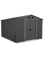 KOVOVÝ ZAHRADNÍ DOMEK NA NÁŘADÍ 312X257X202CM