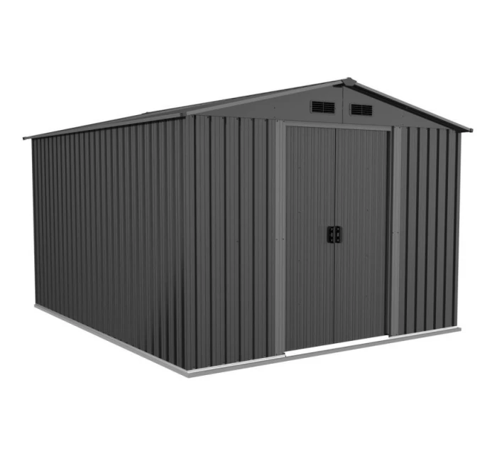 KOVOVÝ ZAHRADNÍ DOMEK NA NÁŘADÍ 312X257X202CM