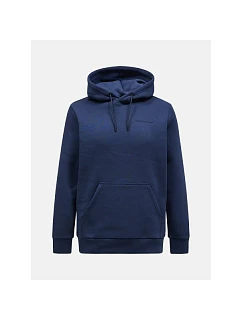 Pánská mikina PEAK PERFORMANCE Original Small Logo Hood Men, barva: tmavě modrá