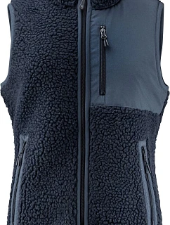 James Harvest Kingsley Fleece Vest Women Dámská fleecová vesta Sherpa "Two-Tone" 62.1505 navy