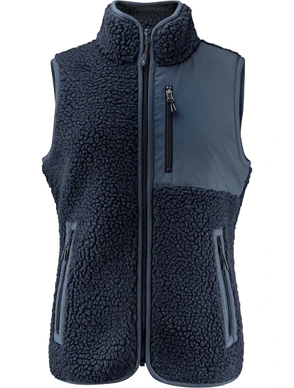 James Harvest Kingsley Fleece Vest Women Dámská fleecová vesta Sherpa "Two-Tone" 62.1505 navy James Harvest Kingsley Fleece Vest Women Dámská fleecová vesta Sherpa "Two-Tone" 62.1505 navy
