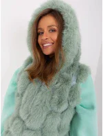 Kamizelka AT KZ model 18990646 pistacjowy - FPrice Kamizelka AT KZ model 18990646 pistacjowy - FPrice