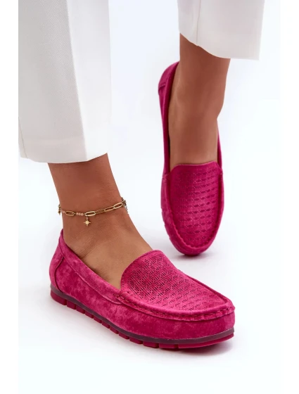 Semišové dámské mokasíny Fuchsia S.Barski Semišové dámské mokasíny Fuchsia S.Barski