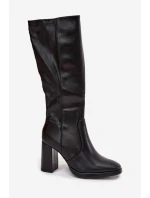 Kozačky na podpatku  model 218733 Step in style