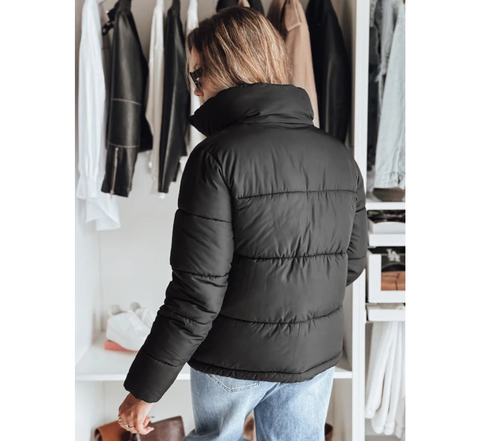 Dámská prošívaná bunda LAROSE černá FashionStreet TY3767