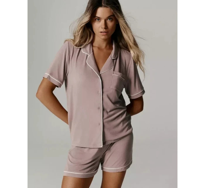 Pyžamo model 20905134 kr/r S2XL dámské rozepínací - Atlantic