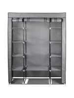 TEXTILNÍ ZAHRADA 175x133x43 cm tmavě šedá 28873