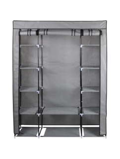 TEXTILNÍ ZAHRADA 175x133x43 cm tmavě šedá 28873