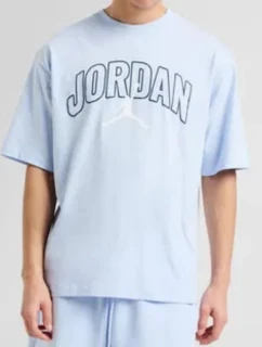 Pánské tričko Air Jordan Brooklyn Arch Logo Blue - IB7347-407