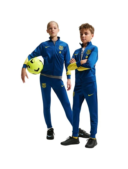 Nike FC Barcelona Strike tmavě modrá dětská tepláková souprava FZ1414 431