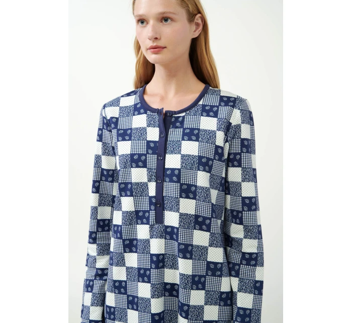 Noční košile s knoflíky model 20516735 - Vamp