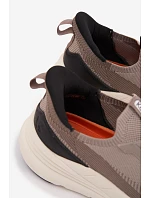 Pánské Sportovní Boty Textilní SlipOn Sneakers Na Platformě  Béžové model 22147184 - Kobbo