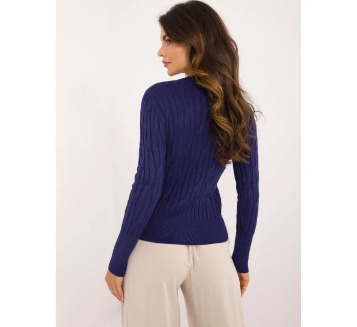 Sweter AT SW  granatowy model 20493454 - FPrice