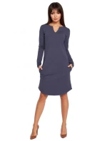 Dámské šaty B017 modré - BE