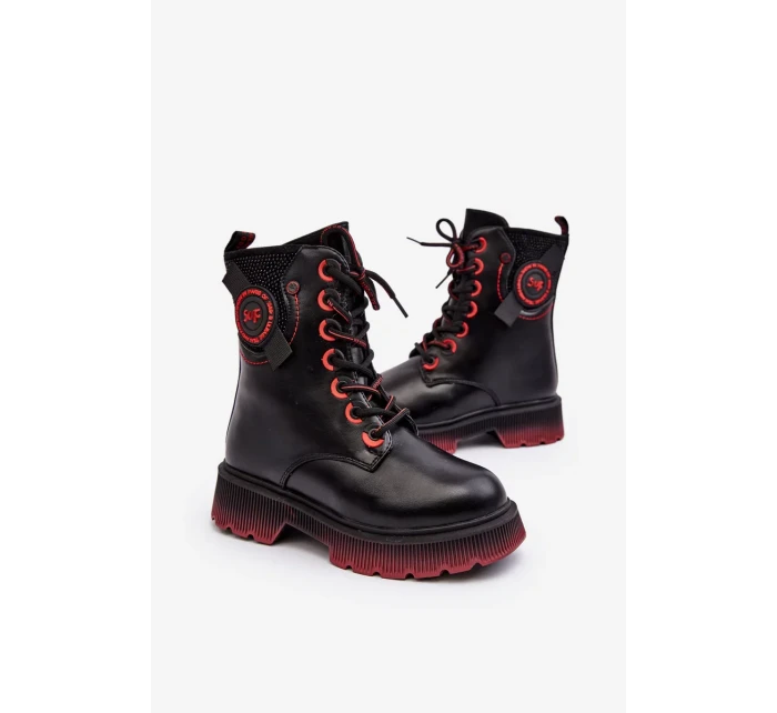 Dětské zateplené boty Black Askya Dětské zateplené boty Black Askya