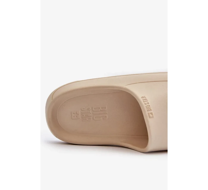 Lehké dámské pantofle Big Star Béžová