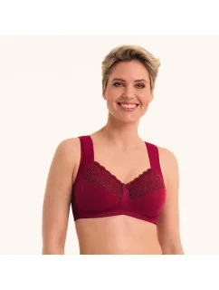 Dámská odlehčovací podprsenka model 21185923 Havanna tm. červená Classix - Anita