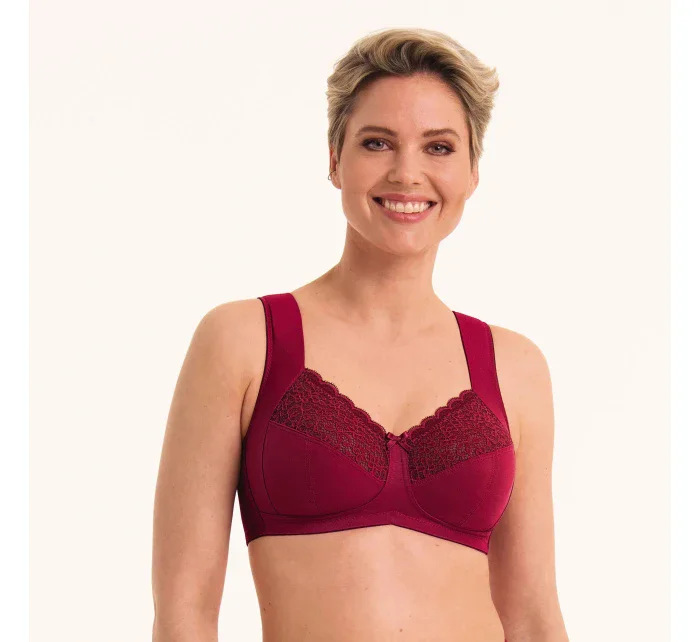 Dámská odlehčovací podprsenka model 21185923 Havanna tm. červená Classix - Anita Dámská odlehčovací podprsenka model 21185923 Havanna tm. červená Classix - Anita