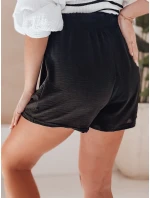Dámské látkové šortky SUMMER černé Dstreet model 21987193 - FashionStreet Dámské látkové šortky SUMMER černé Dstreet model 21987193 - FashionStreet