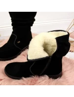 W zateplené kožené boty model 20469716 - Rieker