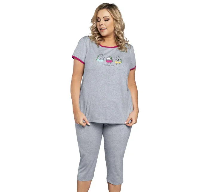 Italian Fashion Tabata cr.r. sp.3/4 barva: melange/amarantová